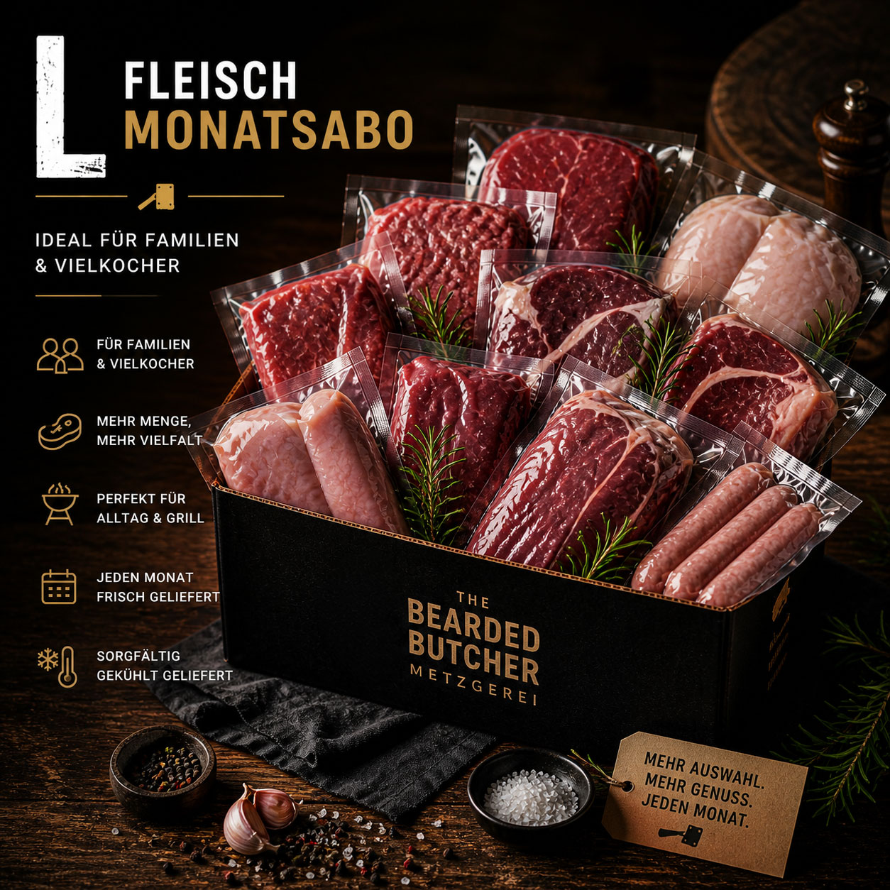 Fleisch Monatsabo L
